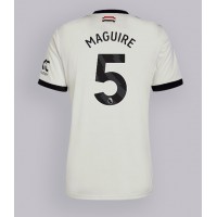 Camiseta Manchester United Harry Maguire #5 Tercera Equipación Replica 2024-25 mangas cortas